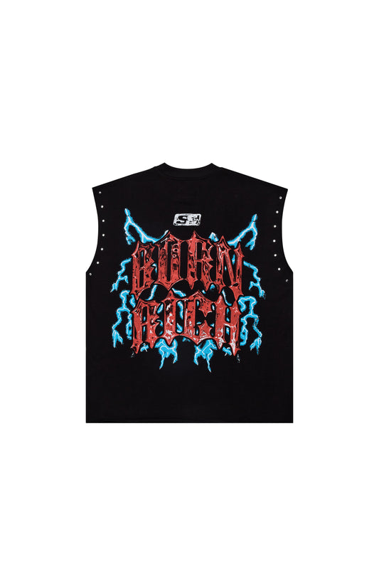 XHostile × Sanity - Born Rich Sleeveless T-Shirt