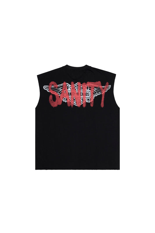 XHostile × Sanity - Unhinged Sleeveless T-Shirt