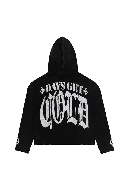XHostile × Sanity - Sergeant Cropped Hoodie